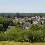 Vue sur le village de Savennières
