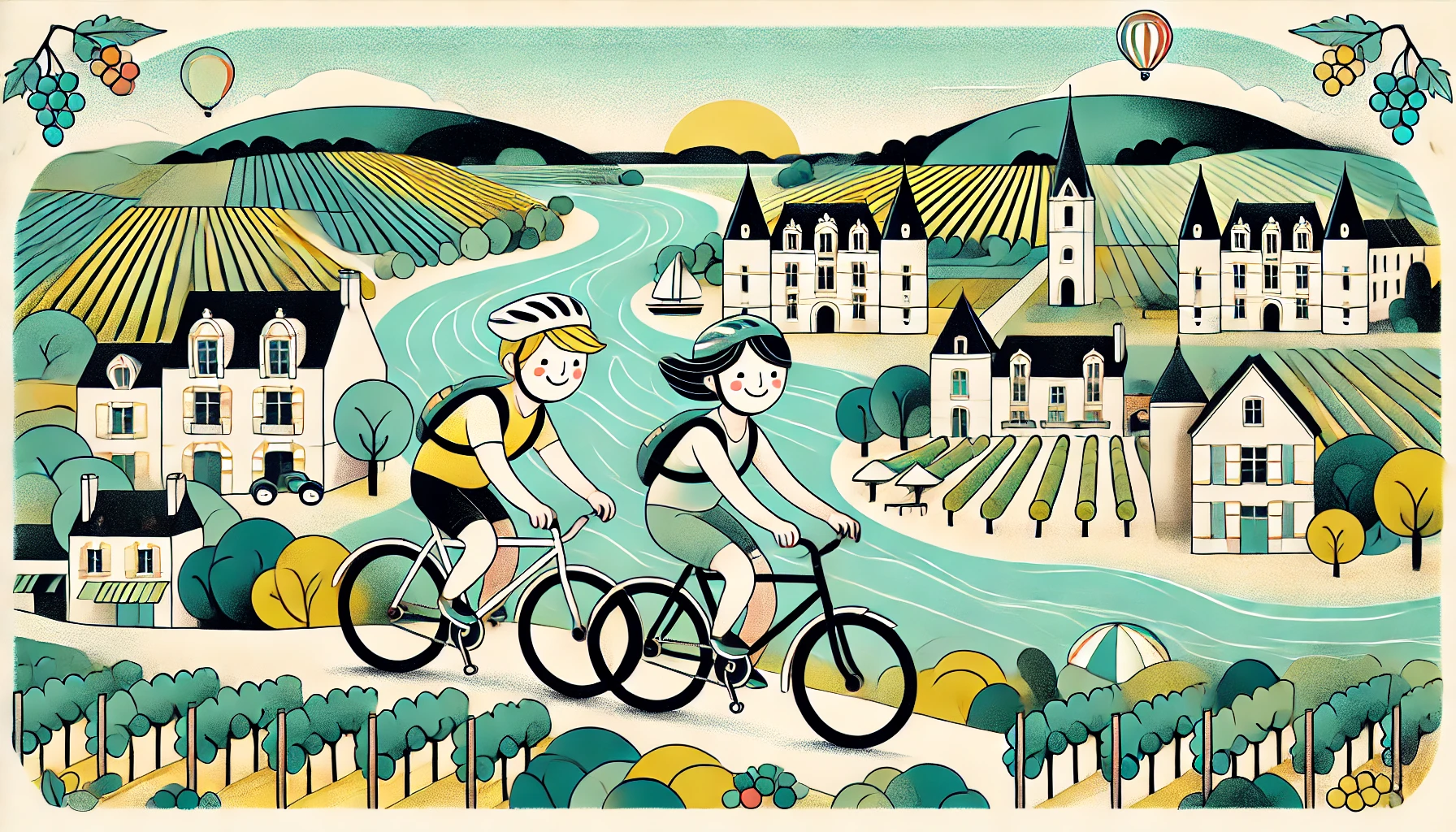 Loire à vélo dans les vignes, notre parcours  clé en main !