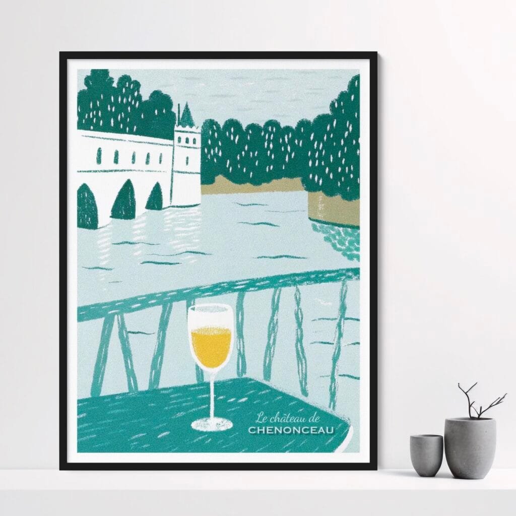 Affiche Château de Chenonceau