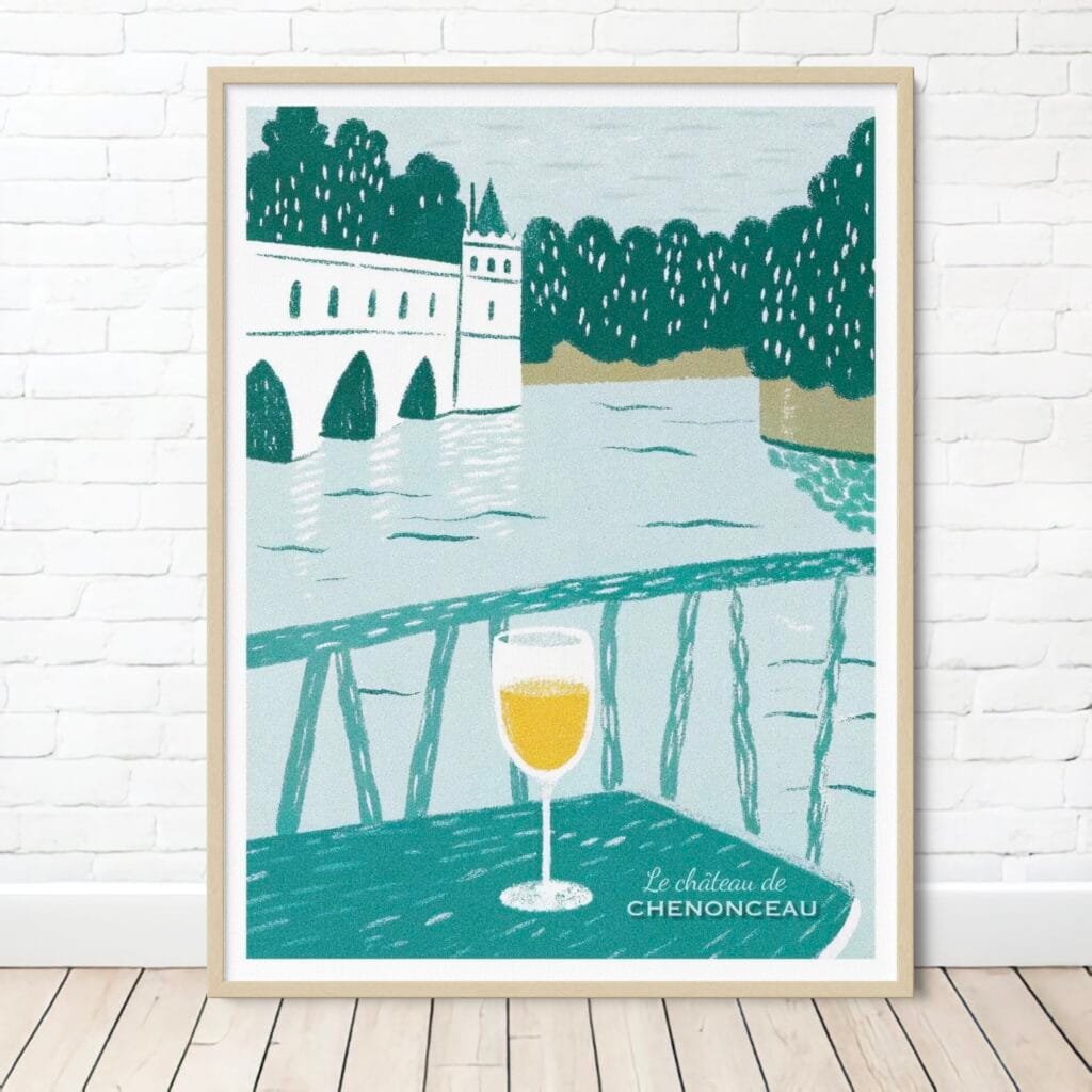 Affiche Château de Chenonceau